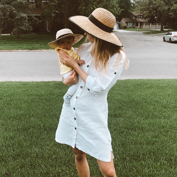 ❌SOLD❌ Vintage white button down dress - Picture 5 of 6